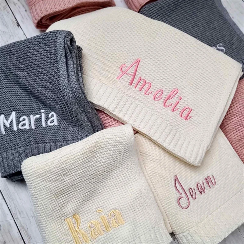 Personalised Baby Name Blanket