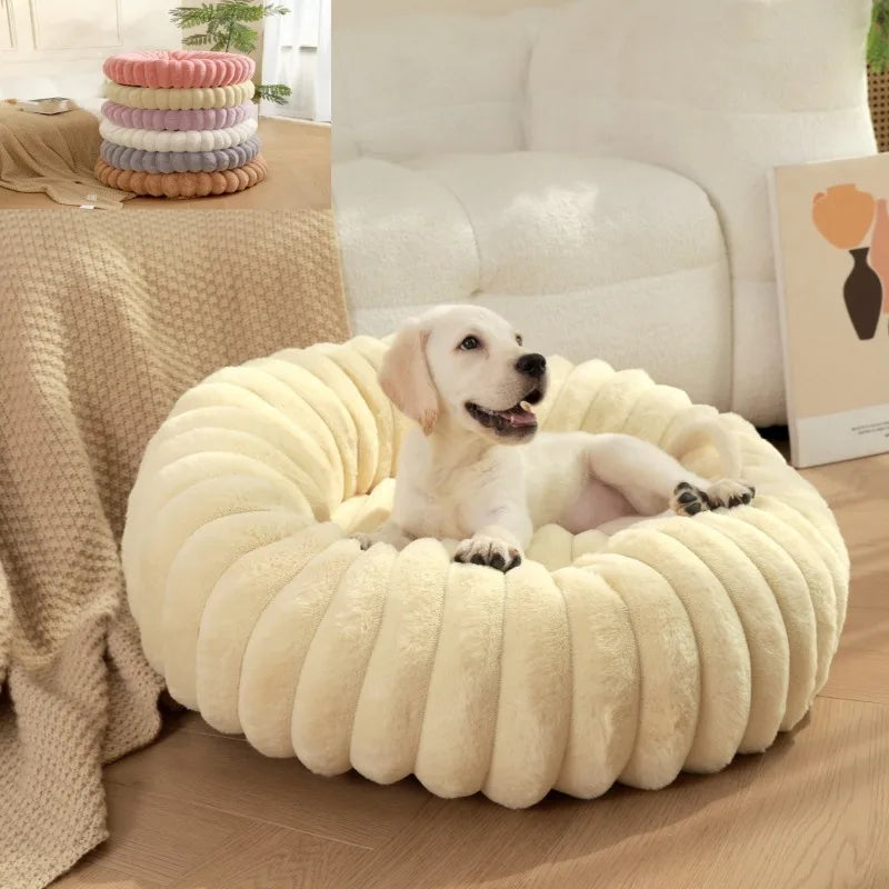 Plush Round Pet Kennel