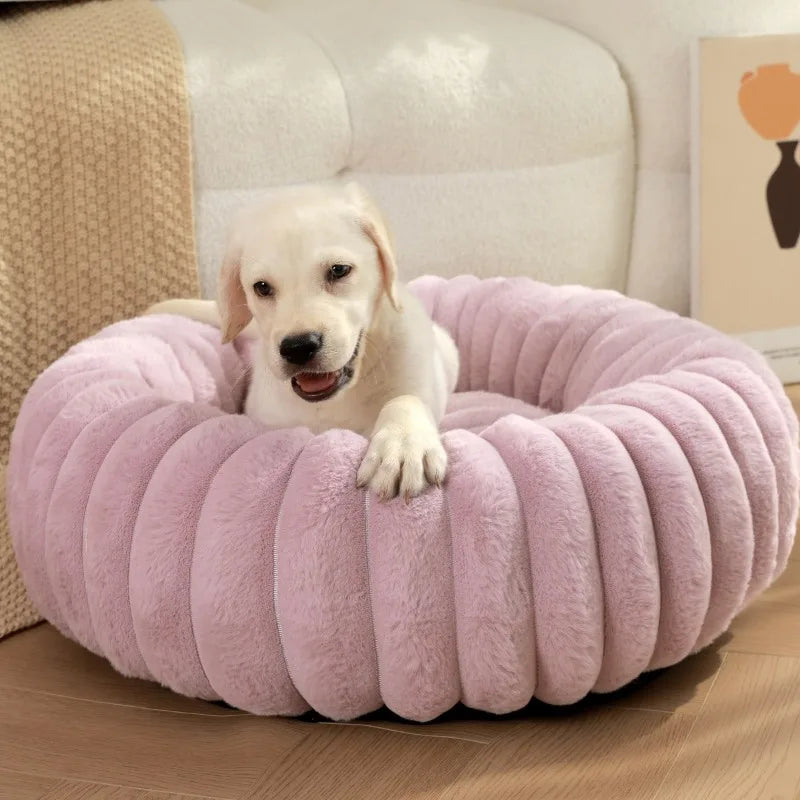 Plush Round Pet Kennel