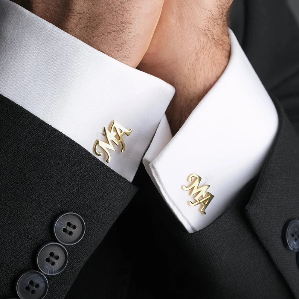 Customised Initial Cufflinks