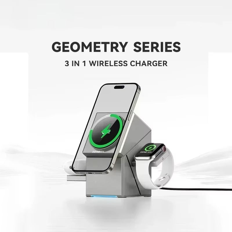 3-in-1 Wireless Charging Station For Apple