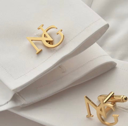Customised Cufflinks With Wood Finish Display Box