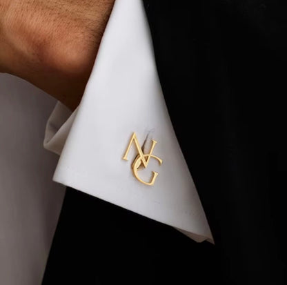Customised Cufflinks With Wood Finish Display Box