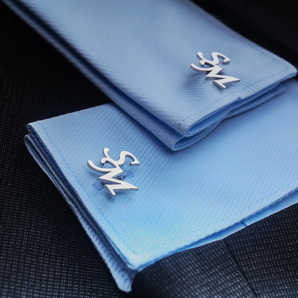 Customised Initial Cufflinks
