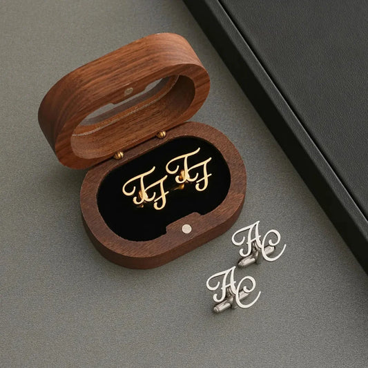 Customised Initial Cufflinks