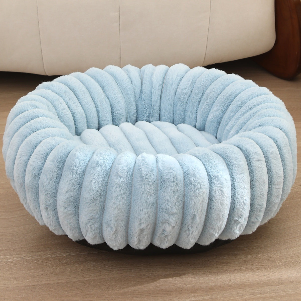 Plush Round Pet Kennel