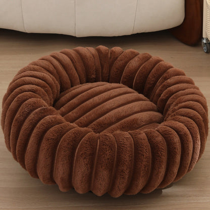 Plush Round Pet Kennel