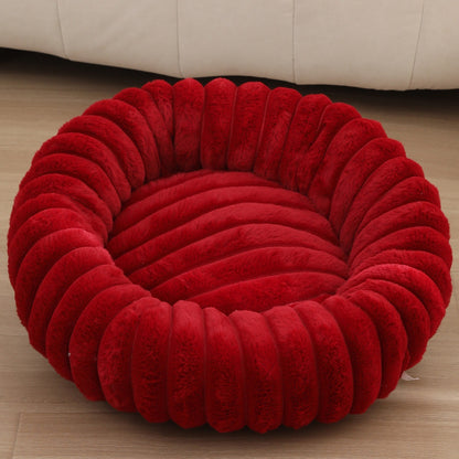 Plush Round Pet Kennel