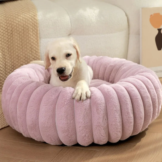 Plush Round Pet Kennel