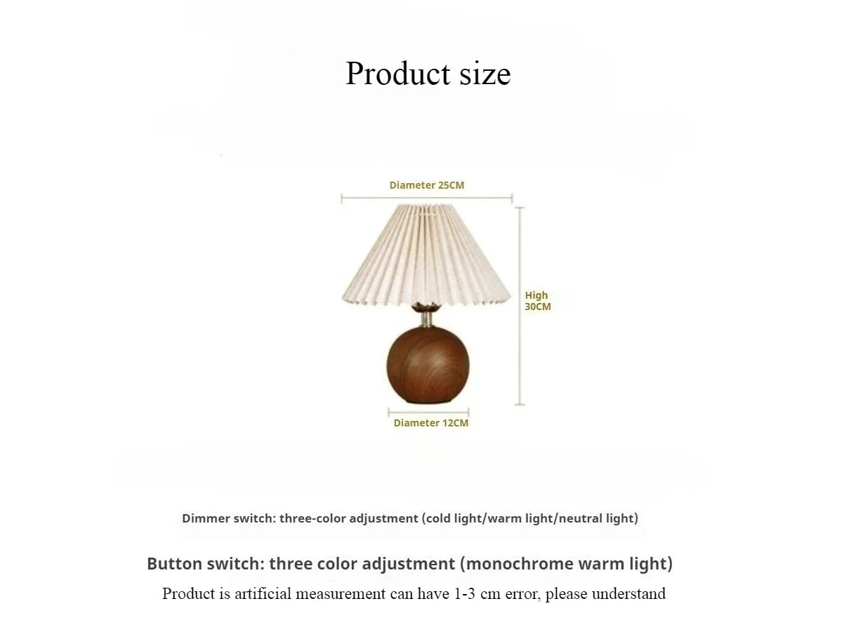 Small Nordic Style Ceramic Bedside Lamp