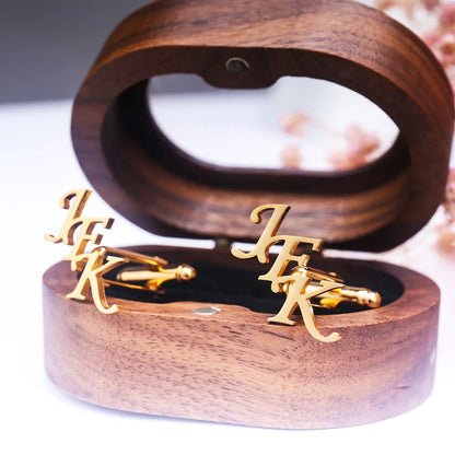 Customised Initial Cufflinks