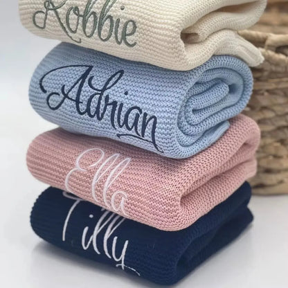 Personalised Baby Name Blanket