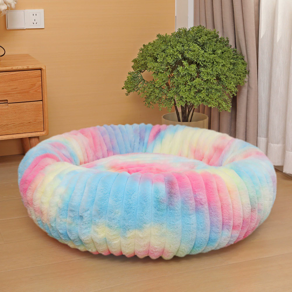 Plush Round Pet Kennel