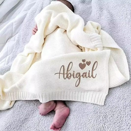 Personalised Baby Name Blanket