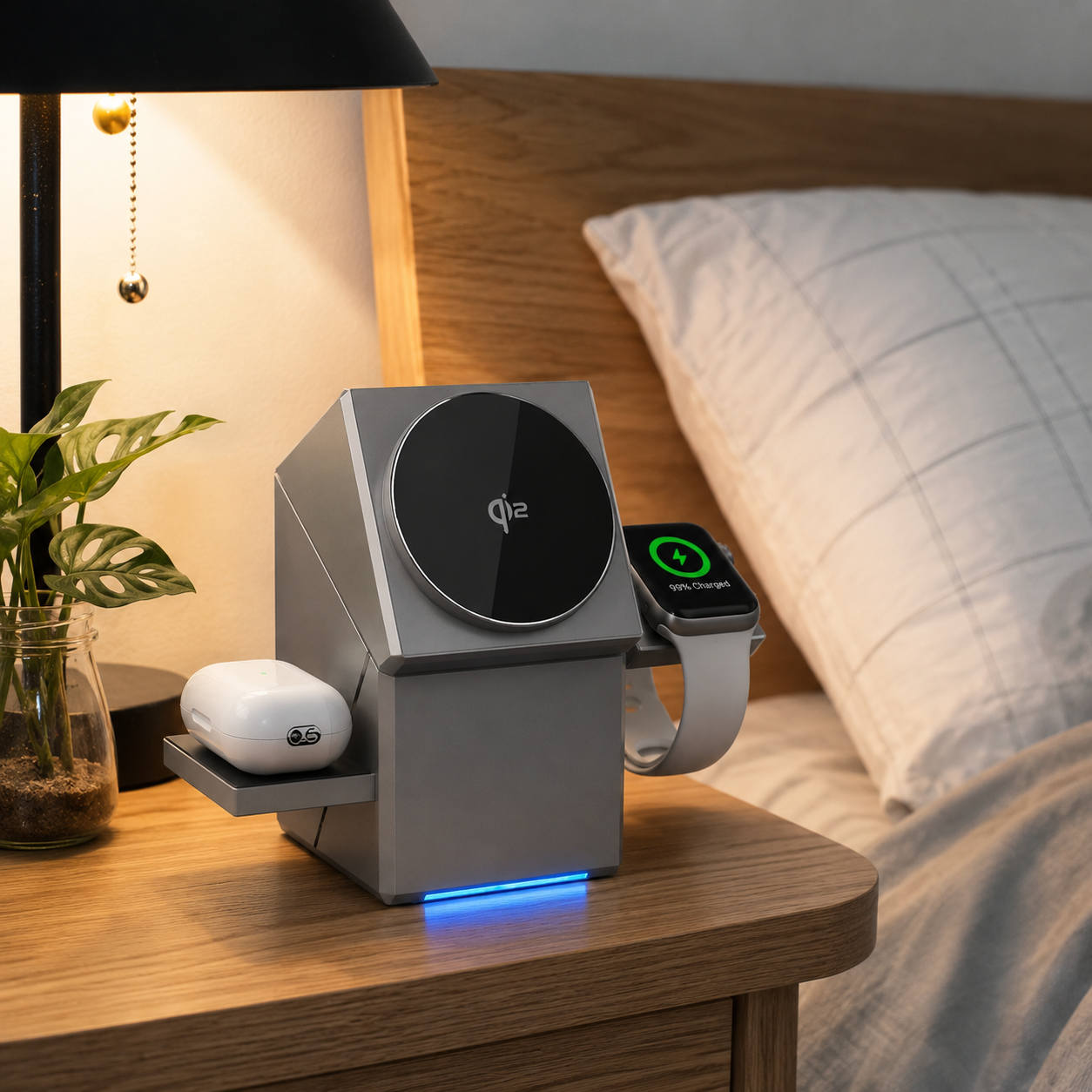 3-in-1 Wireless Charging Station For Apple