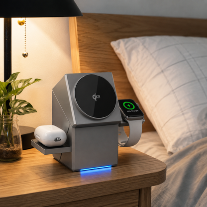 3-in-1 Wireless Charging Station For Apple